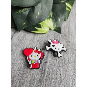 Hello Kitty Shoe Charms - Set of 2